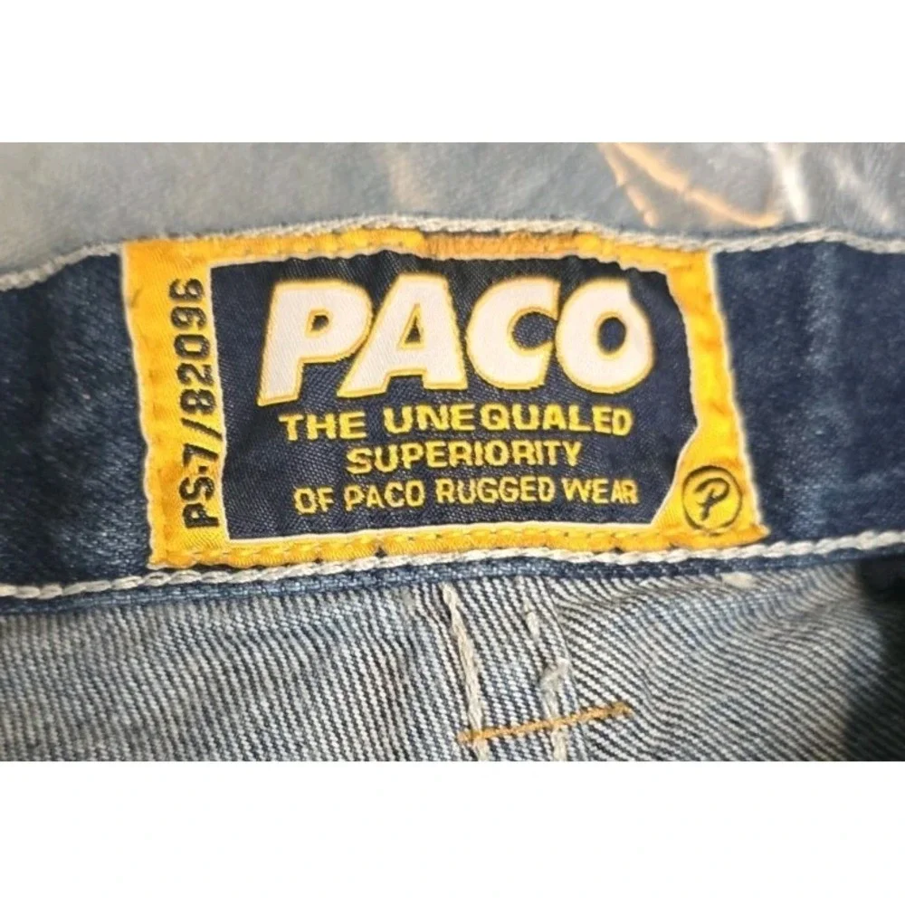 Paco Cargo Jeans 38 Vtg Baggy 90s Grunge Hip Hop Skater Streetwear